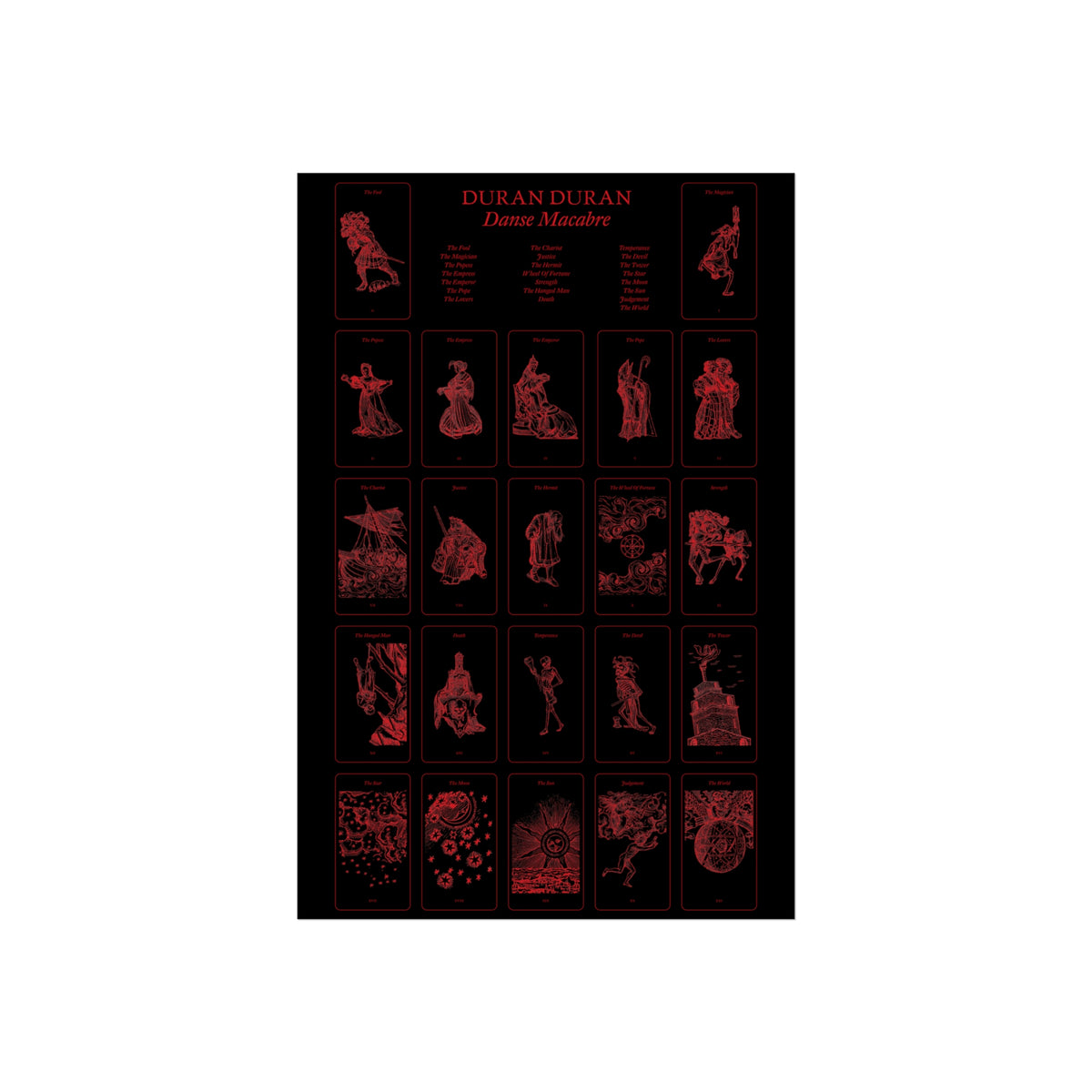 Duran Duran Danse Macabre Poster (16" × 24")